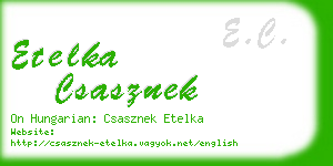 etelka csasznek business card